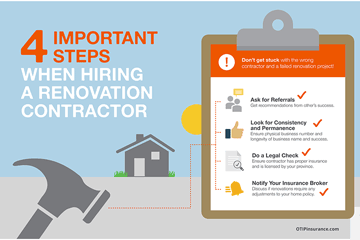Hiring a home renovation contractor